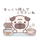 ★敬語★パグぼん（個別スタンプ：23）