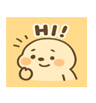 シンプルまんとうマン（個別スタンプ：1）