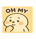 シンプルまんとうマン（個別スタンプ：3）