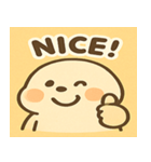 シンプルまんとうマン（個別スタンプ：6）