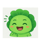 キャベツ人形（きゃべつにんぎょう）（個別スタンプ：4）