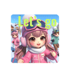 #ski slope（個別スタンプ：1）