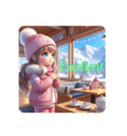 #ski slope（個別スタンプ：3）