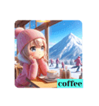 #ski slope（個別スタンプ：4）