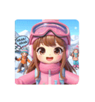 #ski slope（個別スタンプ：7）