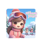 #ski slope（個別スタンプ：10）