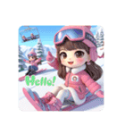 #ski slope（個別スタンプ：11）