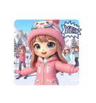#ski slope（個別スタンプ：18）