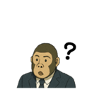 働くゴリラは今日もつらい（個別スタンプ：9）