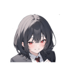 感情迷子のOLちゃん（個別スタンプ：1）