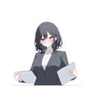 感情迷子のOLちゃん（個別スタンプ：3）