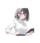 感情迷子のOLちゃん（個別スタンプ：6）