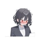 感情迷子のOLちゃん（個別スタンプ：7）
