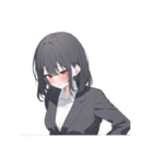 感情迷子のOLちゃん（個別スタンプ：9）