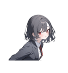 感情迷子のOLちゃん（個別スタンプ：17）