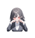 感情迷子のOLちゃん（個別スタンプ：19）