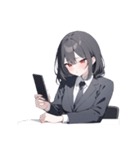 感情迷子のOLちゃん（個別スタンプ：25）