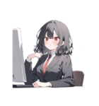 感情迷子のOLちゃん（個別スタンプ：32）