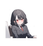 感情迷子のOLちゃん（個別スタンプ：34）