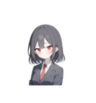 感情迷子のOLちゃん（個別スタンプ：35）