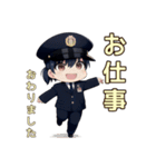 毎日使える警備員あいさつスタンプ（個別スタンプ：10）