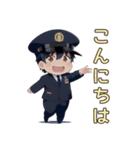 毎日使える警備員あいさつスタンプ（個別スタンプ：13）