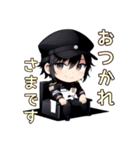 毎日使える警備員あいさつスタンプ（個別スタンプ：18）