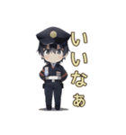 毎日使える警備員あいさつスタンプ（個別スタンプ：33）
