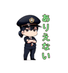 毎日使える警備員あいさつスタンプ（個別スタンプ：35）