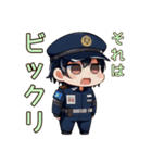 毎日使える警備員あいさつスタンプ（個別スタンプ：36）
