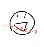 手描きの顔 スタンプ（個別スタンプ：40）