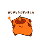 敬語なたまごたぬき（個別スタンプ：35）