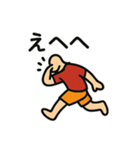 「逃げる男」の日常会話スタンプ（個別スタンプ：23）