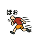 「逃げる男」の日常会話スタンプ（個別スタンプ：34）