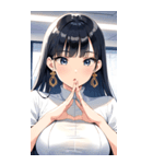 オフィスガール写真（個別スタンプ：1）