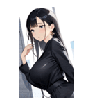 オフィスガール写真（個別スタンプ：12）