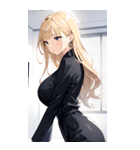 オフィスガール写真（個別スタンプ：17）