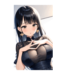 オフィスガール写真（個別スタンプ：34）