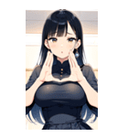 オフィスガール写真（個別スタンプ：35）