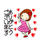 ひま子ちゃん677大人女子の挨拶スタンプ。（個別スタンプ：21）