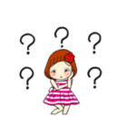 ひま子ちゃん677大人女子の挨拶スタンプ。（個別スタンプ：36）