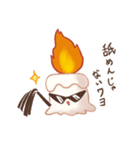 燃えろ！ロウソクくん（個別スタンプ：9）