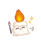 燃えろ！ロウソクくん（個別スタンプ：22）