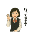 天真爛漫な美南ちゃん（個別スタンプ：4）