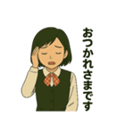天真爛漫な美南ちゃん（個別スタンプ：8）