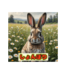 うさぎの顔いろいろ（個別スタンプ：2）