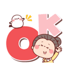【でか文字★ずっと使える】可愛いばあば（個別スタンプ：9）
