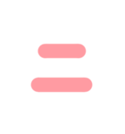 1/2カタカナ1文字（オレンジ）アレンジ用（個別スタンプ：22）