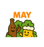 ビントとジョッキーノの5月だより（個別スタンプ：1）