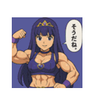 プリキン～プリプリ筋肉グラマーズ戦闘Ver.（個別スタンプ：31）